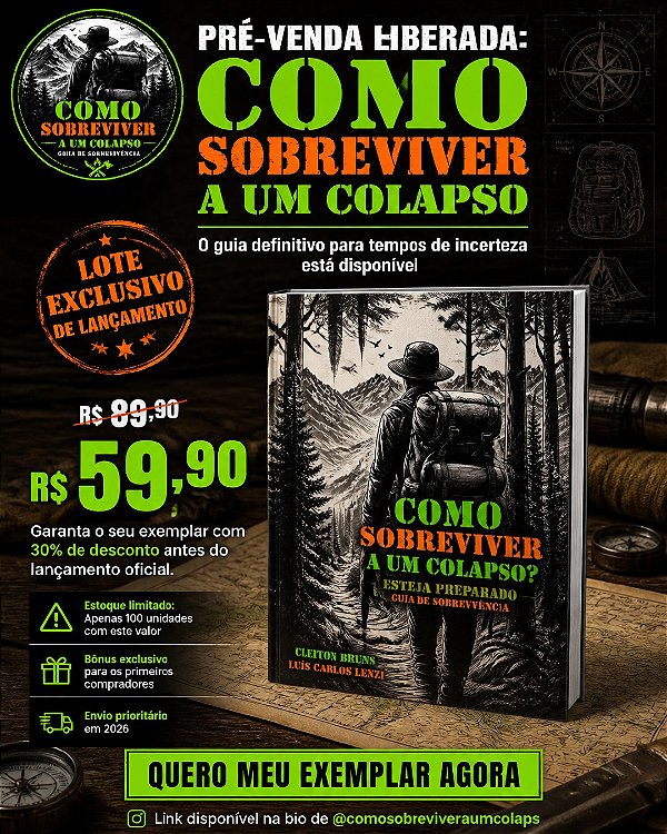 Como Sobreviver a um Colapso Esteja Preparado (guia de sobrevivência)