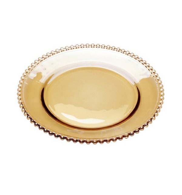 Prato Raso Pearl 28cm ÂMBAR - Wolff