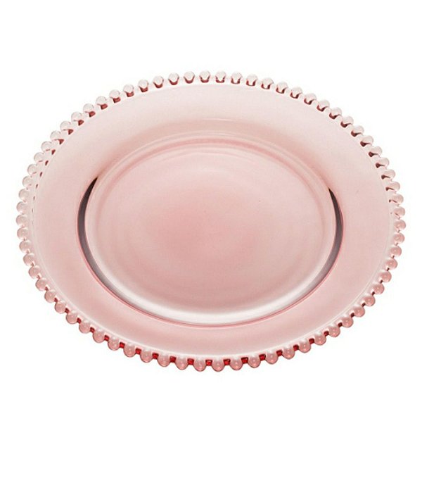 Prato raso PEARL 28cm ROSA - Wolff