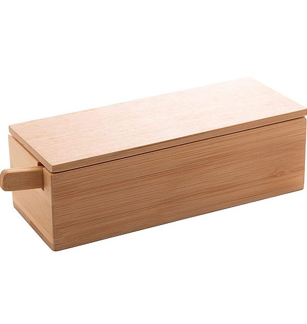 Manteigueira c/ espátula bambu Verona 18x7x5 - Lyor