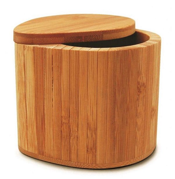 Saleiro Bambu Ôrganico e Natural 12x12x19 - YOI