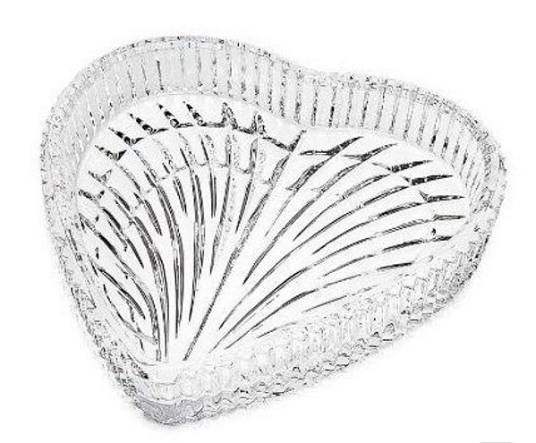 Petisqueira de Cristal Heart 18,5x3,5 - Lyor