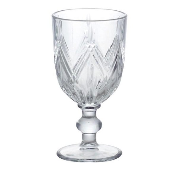 Cj 6 Taças de vidro 376ml TRANSPARENTE - Bon Gourmet