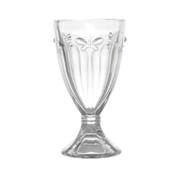 Cj 6 Taças de vidro Borboleta 240ml - Bon Gourmet