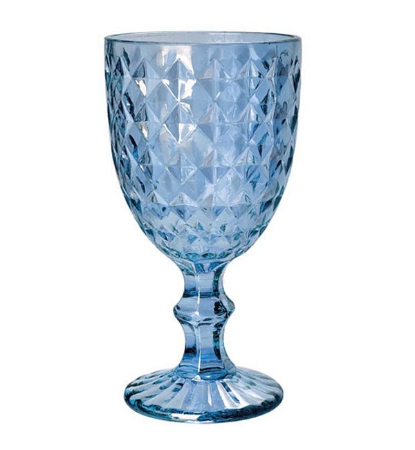 Cj 6 Taças de vidro Roman AZUL 220ml - Bon Gourmet