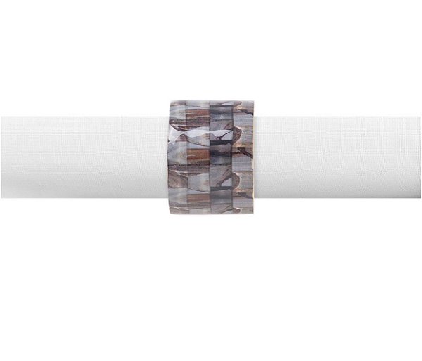 Argola De Guardanapo 4 pcs Smoky - Copa e Cia