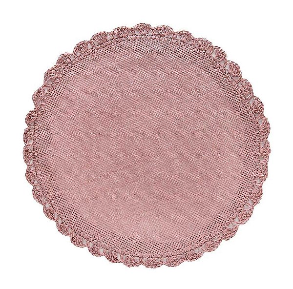 Jogo Americano Bethany Avulso Rosê - Copa e Cia