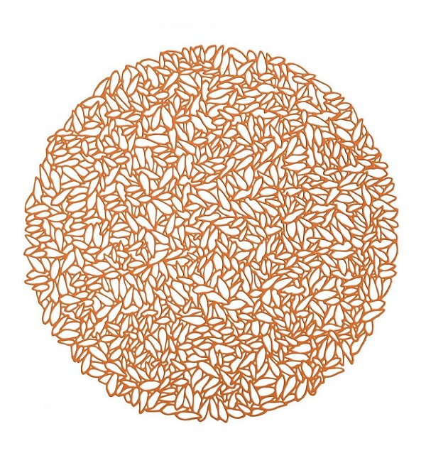 Lugar Americano De Plástico Garden Rosé - Lyor