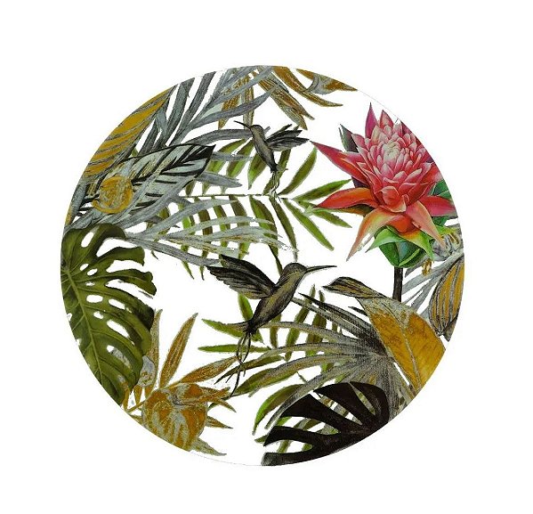 Lugar Americano Pvc Tropical Transparente - Royal