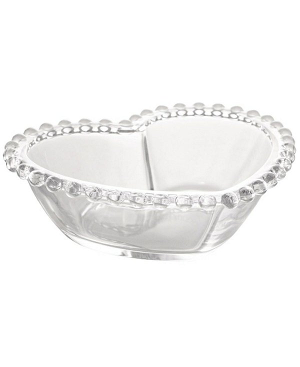 Bowl Cristal Coração Pearl 19x15x6- Wolff