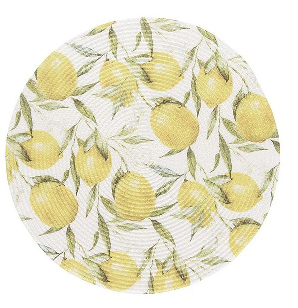 Jogo Americano Luna Print Lemon - Copa e Cia