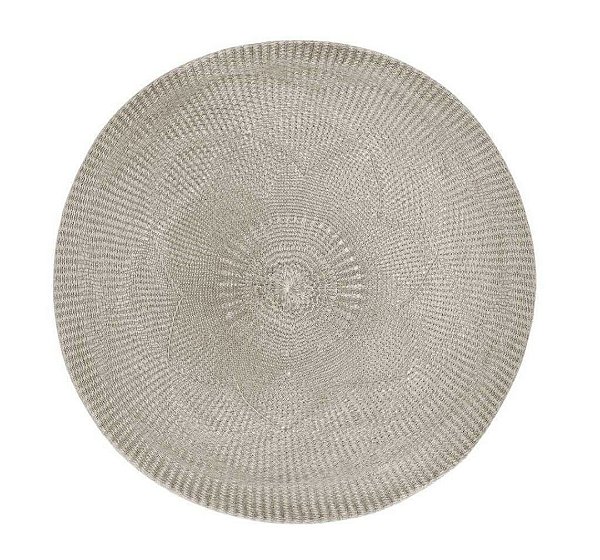 Jogo Americano Serenity Renda Cimento Queimado - Copa e Cia