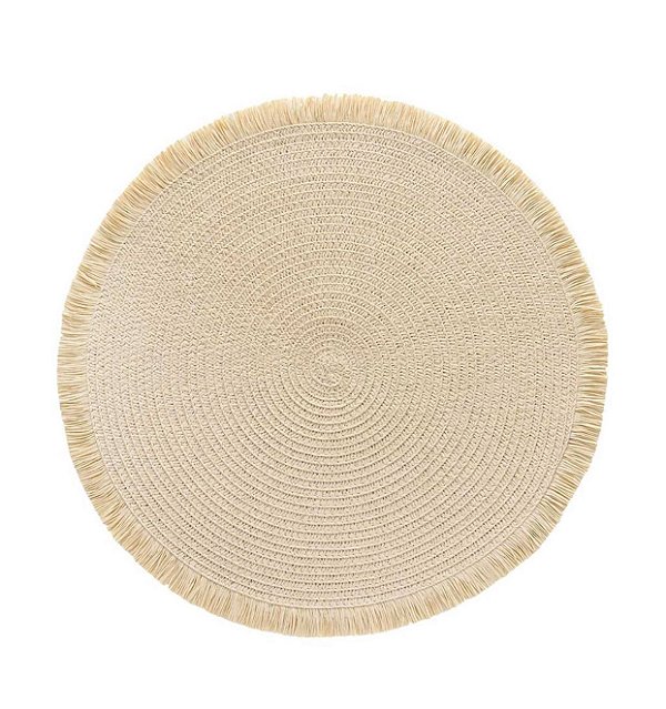 Jogo Americano Lana Avulso Palha - Copa e Cia