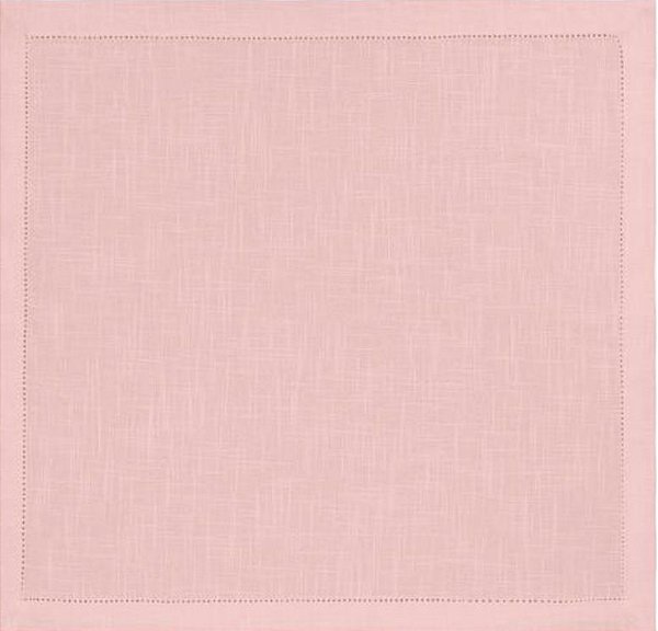 Guardanapo Ponto Ajour Coloratta Rosa Chá Unica Puro Algodão 50x50- Copa e Cia