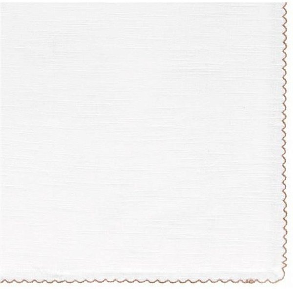Guardanapo Verona Branco Unica Puro Algodão 45x45- Copa e Cia