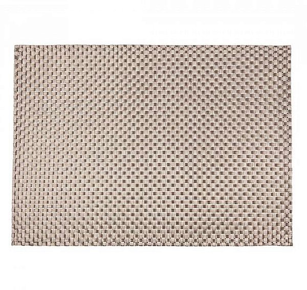 Jogo Americano Tramado Especial Premium Champagne - Copa e Cia