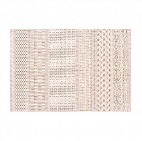 Jogo Americano Tramado Prior Pallas Ivory  - Copa e Cia