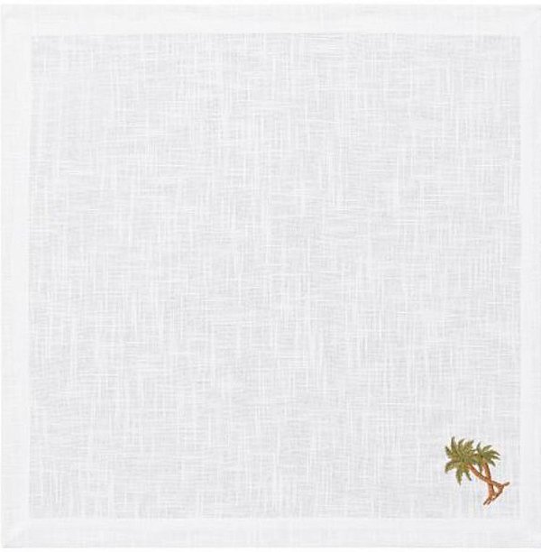 Guardanapo Arya Palm Unica Puro Algodão 50x50- Copa e Cia