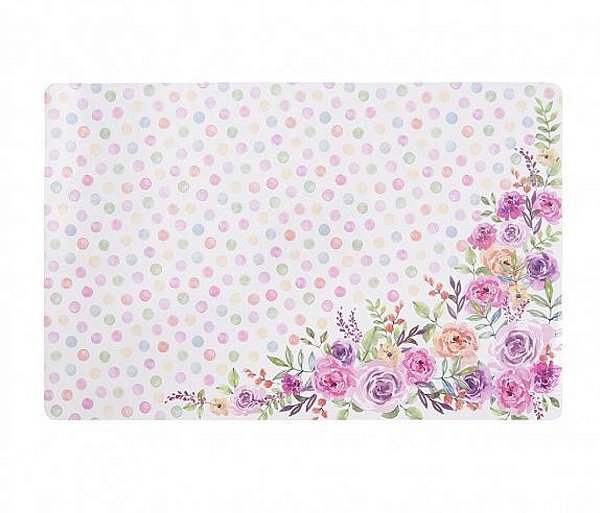 Jogo Americano PVC Print Rosas - Copa e Cia