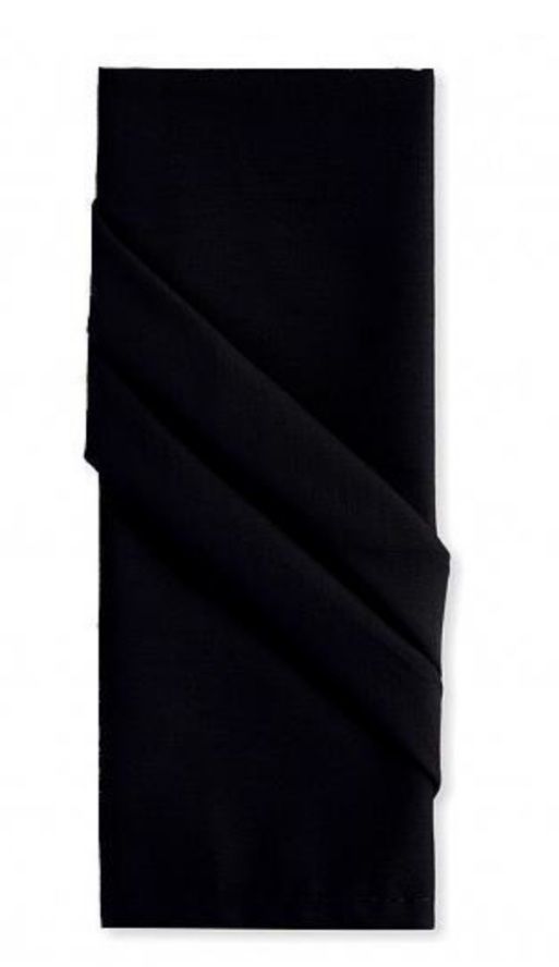 Guardanapo 4 Pçs Home Preto 40x40 Puro Algodão- Copa e Cia