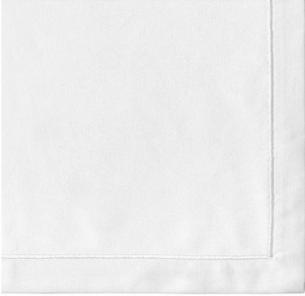 Guardanapo Lisboa Branco de Fibras Naturais 50x50 - Copa e Cia