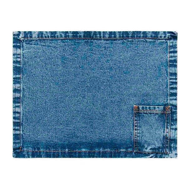 Jogo Americano Jeans Destroyed Unica - Copa e Cia