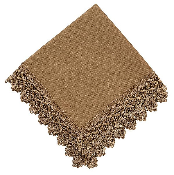 Guardanapo Guipir Marron 45x45- Rafimex