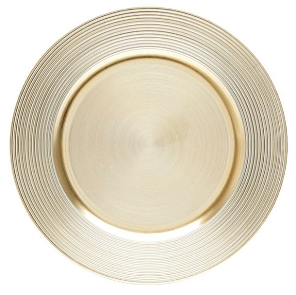 Sousplat Plástico Dourado - Royal