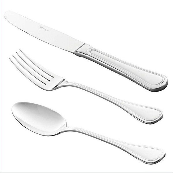 Faqueiro 30Pçs de Aço Inox Avalon c/ Gift Box- Wolff