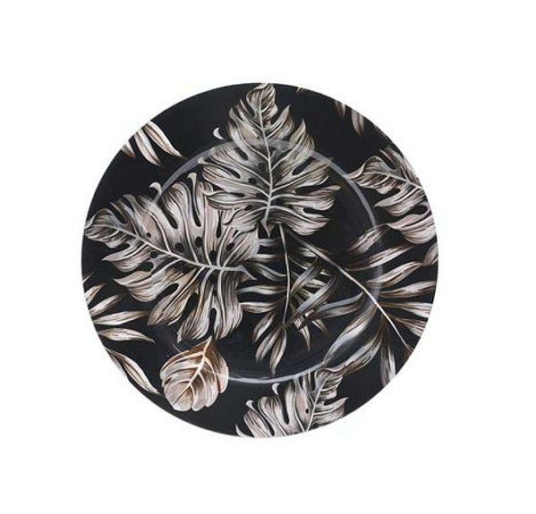 Sousplat Plástico Folhas -  Royal