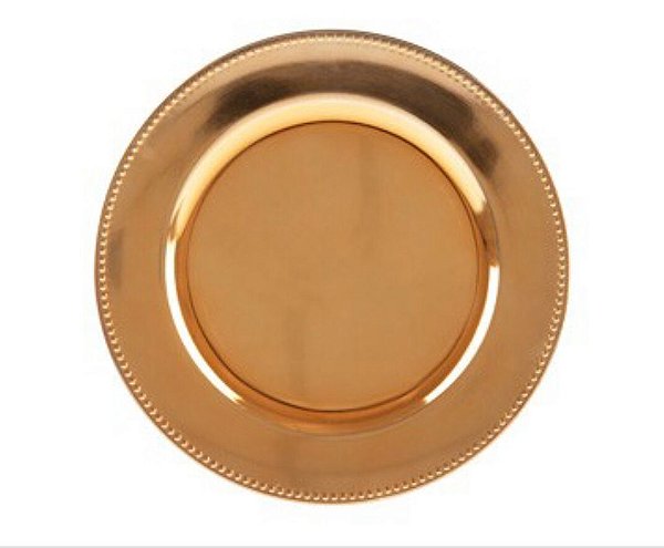 Sousplat Plástico Dourado - Rojemac
