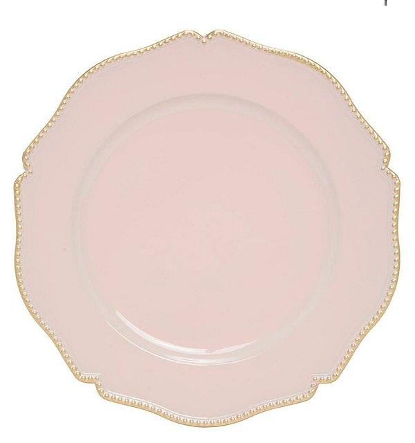 Sousplat Rosa Claro - Rafimex