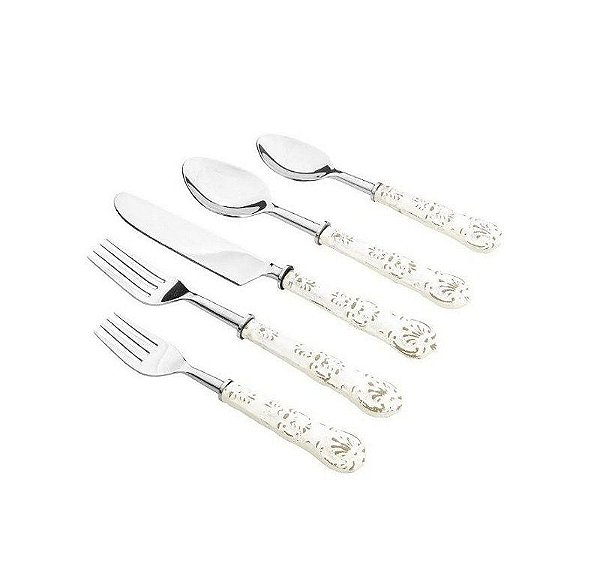 Conjunto de Talheres 30 Pçs Garbo Provance Copa e Cia
