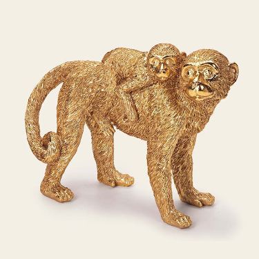 Escultura Macacos em Poliresina - Mart