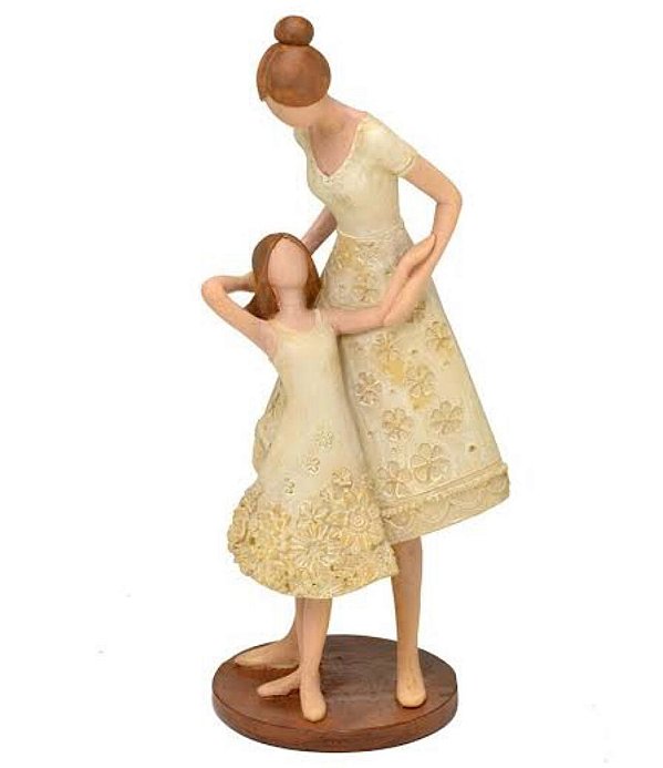 Estatueta Mãe Com Filha - Mabruk