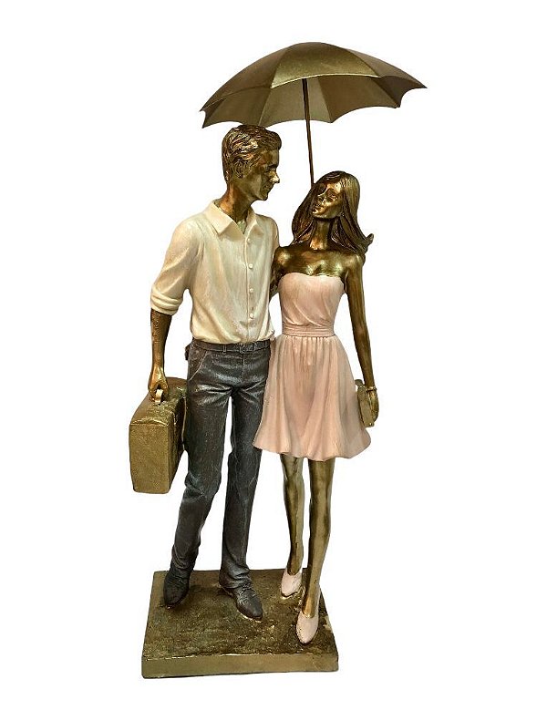 Estatueta Casal Decorativo - Mabruk