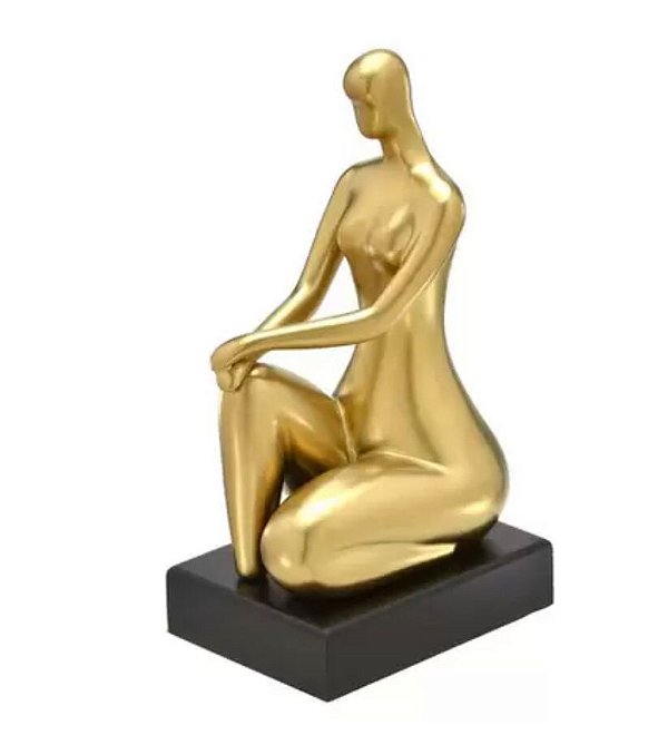 Escultura Espressione Dourada - Mabruk
