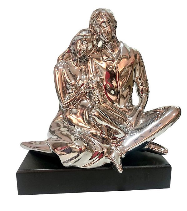Escultura Casal Prata - Mabruk