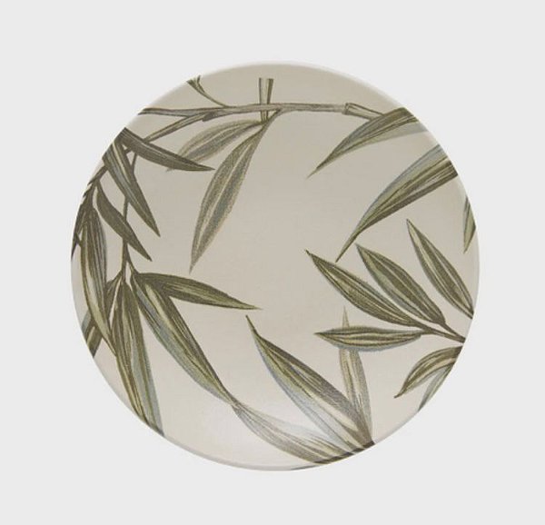 Cj 6 Pratos Fundo Aquarelle Bambu - Copa & Cia