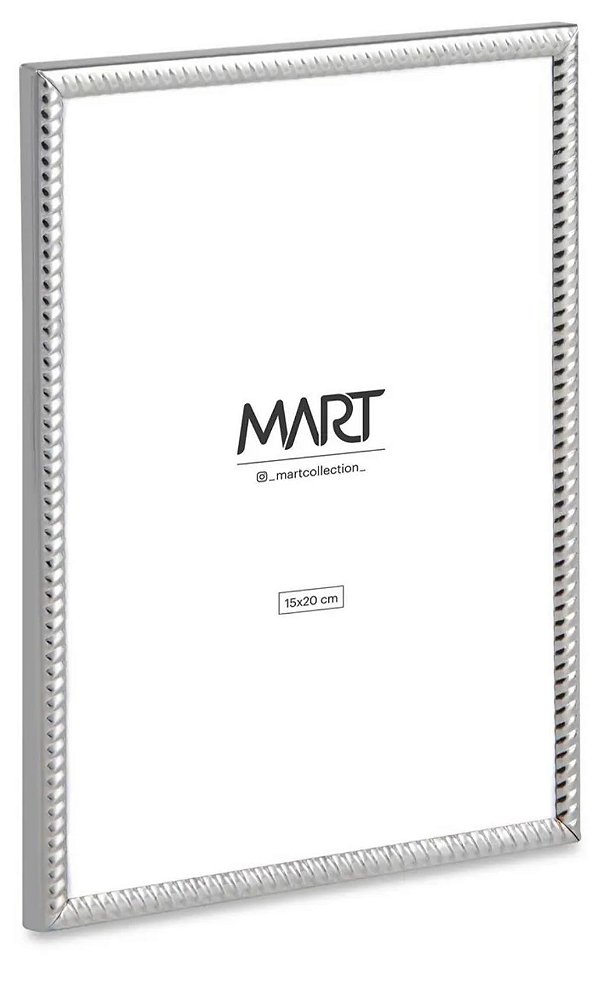 Porta Retrato Prata em Metal 20x25- Mart