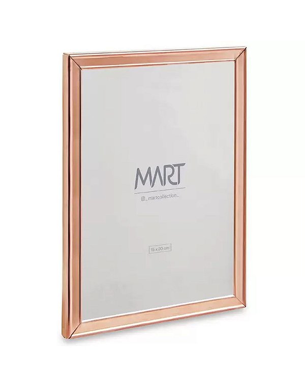 Porta Retrato Rose Gold Metal 20x25 - Mart
