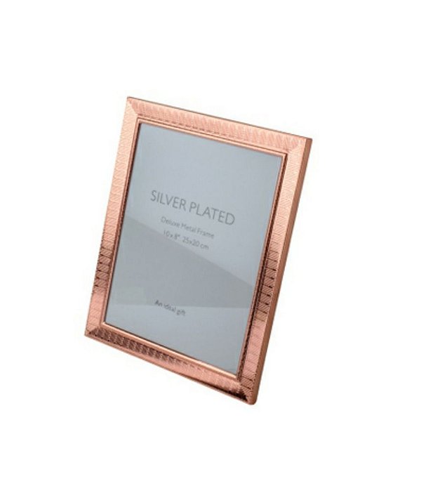 Porta Retrato de Aço Life Rose Gold 20x25 -