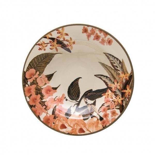 Cj 6 Pratos Fundo Aquarelle Ellis - Copa & Cia