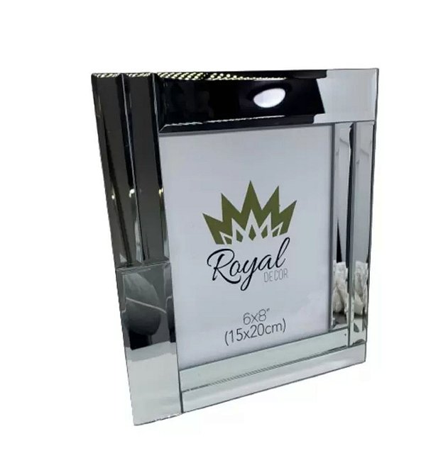 Porta Retrato Vidro Espelhado 13x18