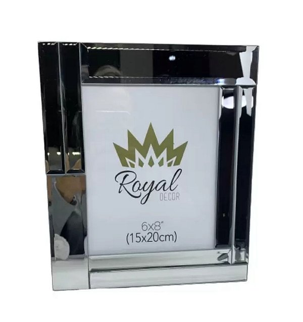 Porta Retrato Vidro Espelhado 15x20