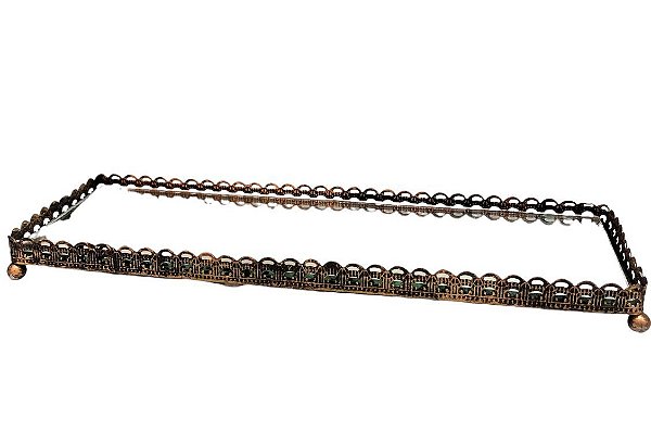 Bandeja Retangular Ouro Velho - D&A