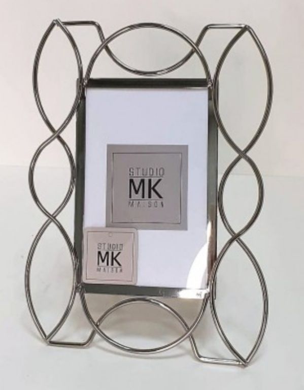 Porta Retrato Metal Prata  10x15