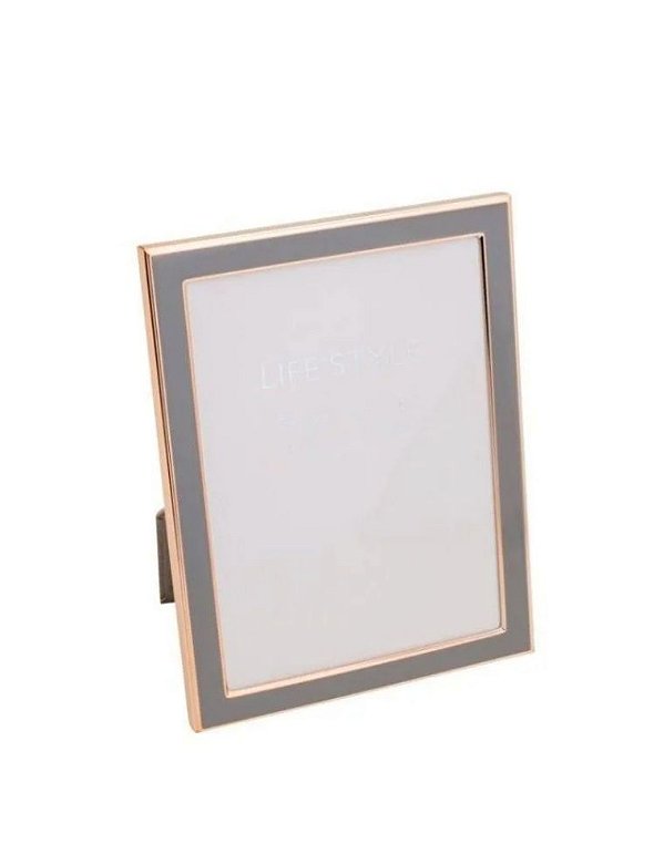 Porta Retrato de Plástico Clean Line Rosé Gold 10x15