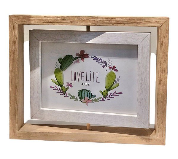 Porta Retrato MDF Bege 13X18