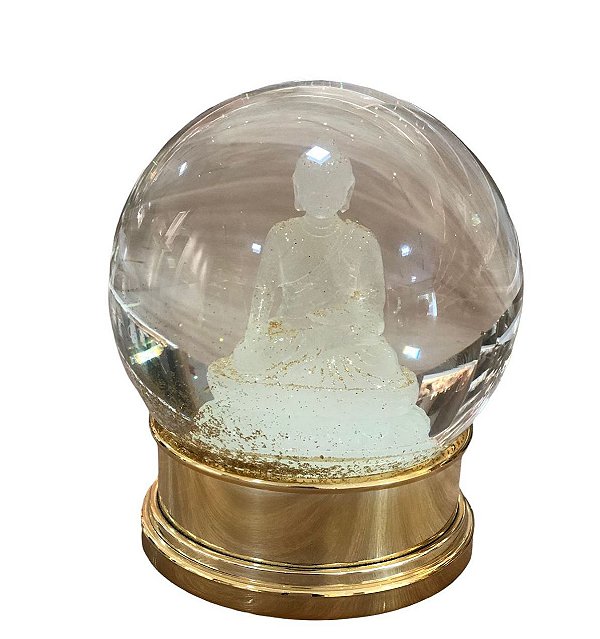Globo decorativo Buda Dourado